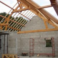 Réalisation Maison Pasquier - chantier de toiture