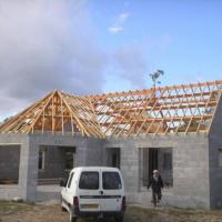 Réalisation Maison Pasquier - chantier de toiture