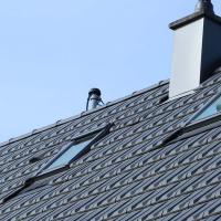Réalisation Maison Pasquier - chantier de toiture
