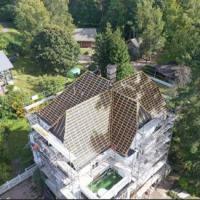 Réalisation Maison Pasquier - chantier de toiture