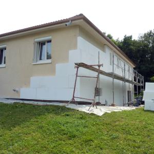 Réalisation Maison Pasquier - chantier de toiture